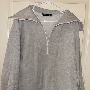 ZARA Quarter Zip Pullover